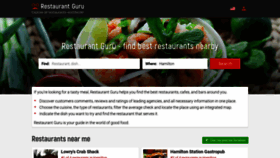 What Restaurantguru.com website looked like in 2019 (5 years ago)