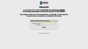 What Rcmail.mendoza.gov.ar website looked like in 2019 (5 years ago)