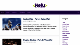 What Refu.ro website looked like in 2019 (4 years ago)