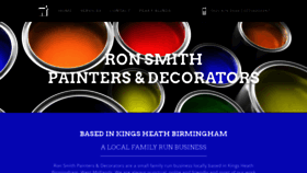 What Ronsmithdecorators.co.uk website looked like in 2019 (5 years ago)
