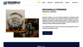 What Rachamallu.com website looked like in 2019 (4 years ago)