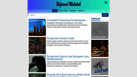What Referensimakalah.com website looked like in 2019 (5 years ago)