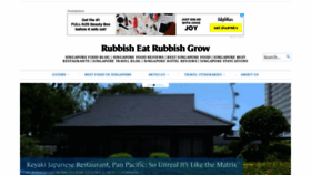 What Rubbisheatrubbishgrow.com website looked like in 2019 (5 years ago)