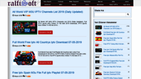 What Ralfisoft.com website looked like in 2019 (4 years ago)