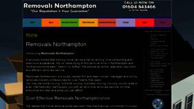What Removalsnorthampton.org.uk website looked like in 2019 (4 years ago)