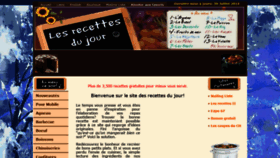 What Recettes.morenciel.com website looked like in 2019 (5 years ago)
