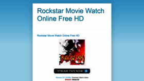 What Rockstar-movie-watch-online-free-hd.blogspot.com website looked like in 2019 (5 years ago)