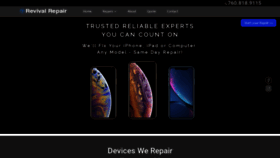 What Revivalrepair.com website looked like in 2019 (4 years ago)