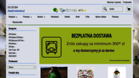 What Rodzinaeko.pl website looked like in 2019 (4 years ago)