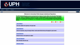 What Repository.uph.edu website looked like in 2019 (5 years ago)