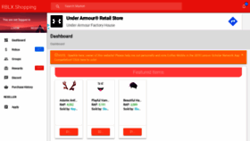 What Rblx.shopping website looked like in 2019 (4 years ago)