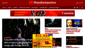 What Rondoniaovivo.com.br website looked like in 2019 (4 years ago)