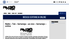 What Radiosertaneja.online website looked like in 2019 (4 years ago)