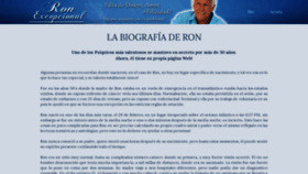 What Ron-excepcional.com.ar website looked like in 2019 (4 years ago)