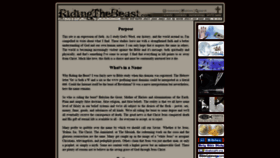 What Ridingthebeast.com website looked like in 2019 (4 years ago)