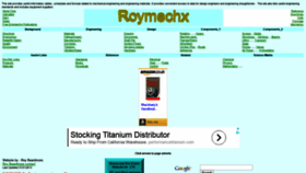 What Roymech.co.uk website looked like in 2019 (4 years ago)