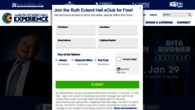 What Rutheckerdhall.com website looked like in 2019 (4 years ago)