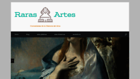 What Rarasartes.com website looked like in 2019 (4 years ago)