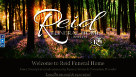 What Reidfuneralhome.ca website looked like in 2019 (4 years ago)