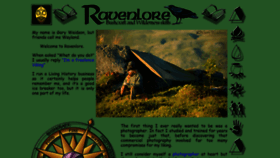 What Ravenlore.co.uk website looked like in 2019 (4 years ago)