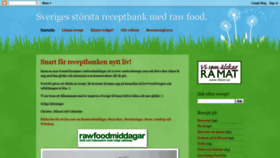 What Rawfoodrecept.com website looked like in 2019 (4 years ago)