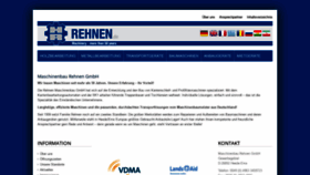 What Rehnen.de website looked like in 2019 (4 years ago)