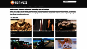 What Rankuzz.com website looked like in 2019 (4 years ago)