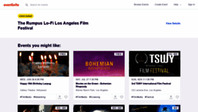 What Rumpusfilmfestival.eventbrite.com website looked like in 2019 (4 years ago)