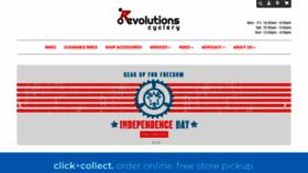 What Revolutionscyclery.com website looked like in 2019 (4 years ago)