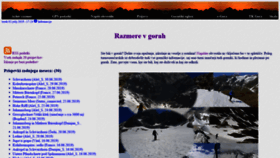 What Razmere.turni-klub-gora.si website looked like in 2019 (6 years ago)