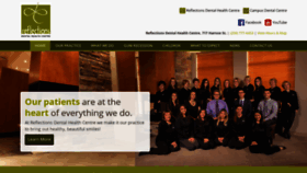 What Reflectionsdentalhealth.ca website looked like in 2019 (4 years ago)