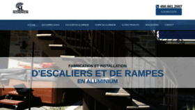 What Rampeescalieraluminium.com website looked like in 2019 (4 years ago)