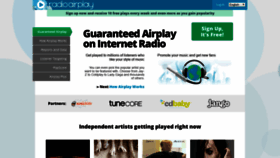 What Radioairplay.com website looked like in 2019 (4 years ago)