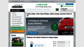 What Rameder.fr website looked like in 2019 (6 years ago)