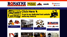 What Ronayne.ie website looked like in 2019 (4 years ago)