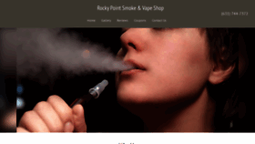 What Rockypointsmokeandvape.com website looked like in 2019 (4 years ago)