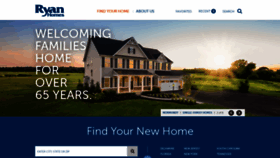 What Ryanhomes.com website looked like in 2019 (4 years ago)