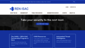 What Ren-isac.net website looked like in 2019 (4 years ago)