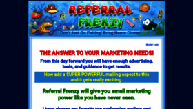 What Referralfrenzy.com website looked like in 2019 (4 years ago)