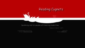 What Reading-cygnets.org website looked like in 2019 (4 years ago)