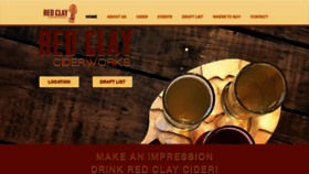 What Redclayciderworks.com website looked like in 2019 (4 years ago)
