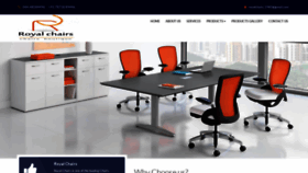 What Royalchairs.in website looked like in 2019 (6 years ago)