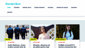 What Romani-buni.info website looked like in 2019 (4 years ago)