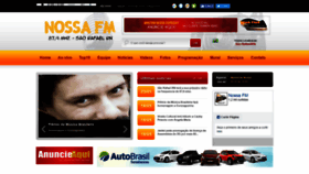 What Radionossafm.com.br website looked like in 2019 (4 years ago)
