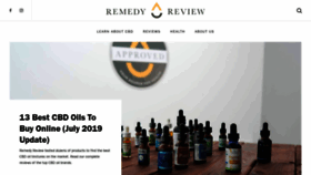 What Remedyreview.com website looked like in 2019 (4 years ago)