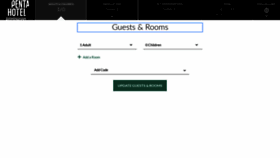 What Reservations.pentahotels.com website looked like in 2019 (4 years ago)