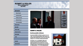 What Rompf-peiler.de website looked like in 2019 (4 years ago)
