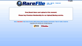 What Rarefile.net website looked like in 2019 (4 years ago)