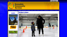 What Recreation.escondido.org website looked like in 2019 (4 years ago)