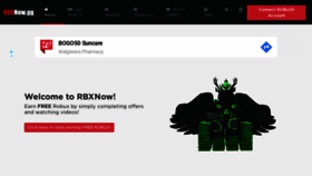 What Rbxnow.gg website looked like in 2019 (4 years ago)